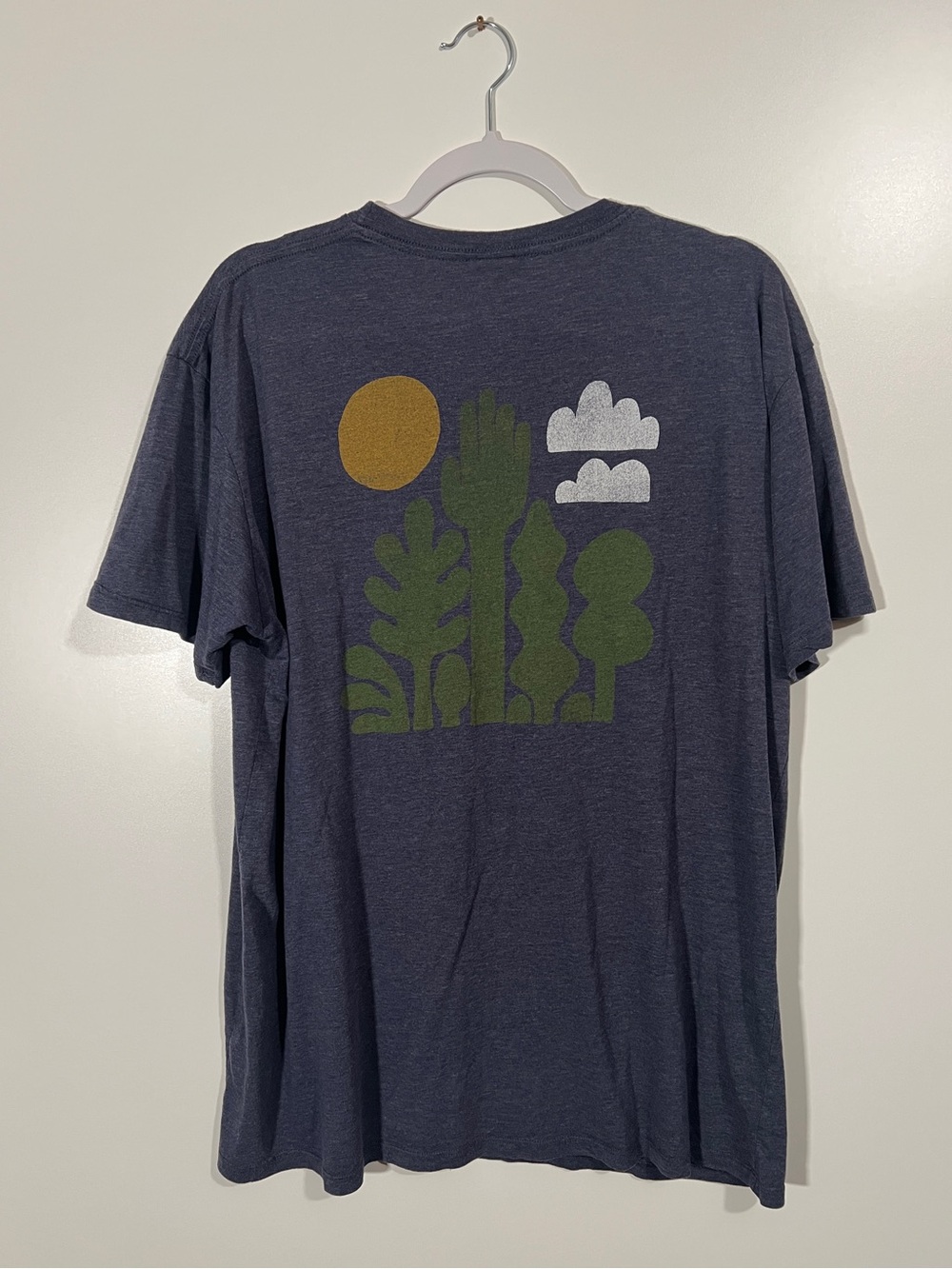 Bridge & Burn T-Shirt Cloud Outside Dark Blue Size XL Limited Edition